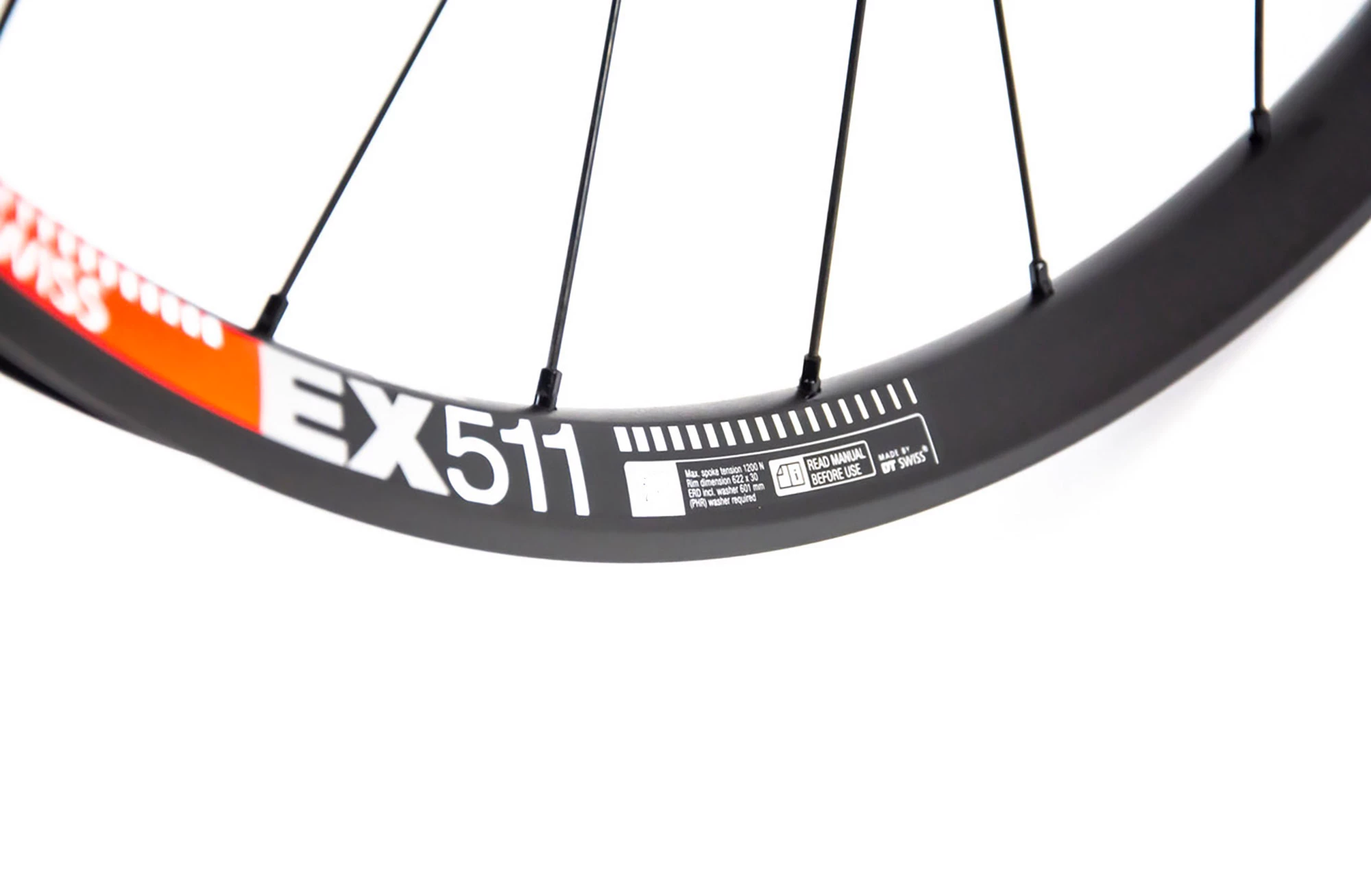 ROUE AVANT DT SWISS EX 511-350 15 X 110 27.5" – Image 3