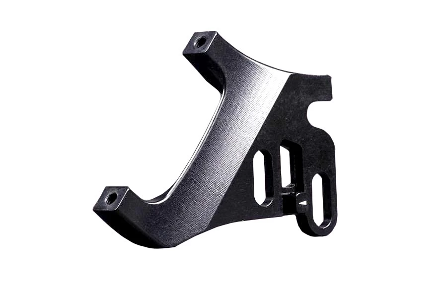 PATTE GAUCHE AXE 10 Mm/FIXATION FREIN A DISQUE FLAME TI