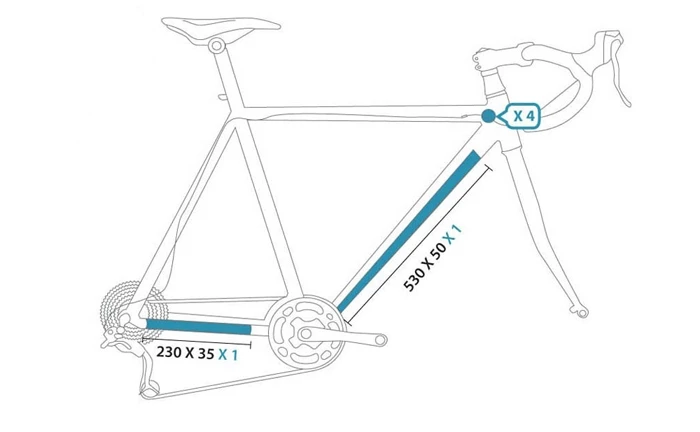 KIT CLEARPROTECT DE PROTECTION INVISIBLE POUR HARDTAIL